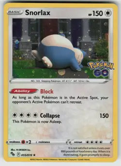 Snorlax - (Cosmos Holo) Promo Miscellaneous Cards & Products 055/078 NM - Image 1