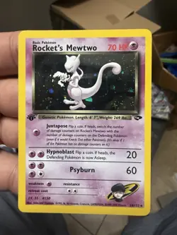 Pokemon TCG Rockets Mewtwo Gym Challenge Holo Card 14/132 1st Edition - Image 1