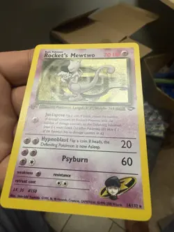 Pokemon TCG Rockets Mewtwo Gym Challenge Holo Card 14/132 1st Edition - Image 2