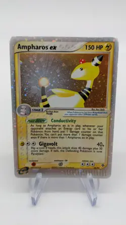 Ampharos ex 89/97 EX Dragon Holo Ultra Rare Pokemon Card - Image 1