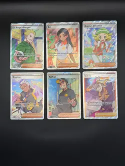 Pokemon Lot of 6 Full Art Trainer Cards from various sets - Image 1