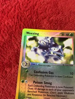 Weezing 24/109 Ruby and Sapphire Reverse Holo Pokemon Card Played - Image 3