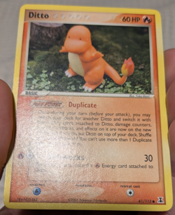 Ditto (Charmander) Delta Species 61/113 HP Pokemon Card - Image 4