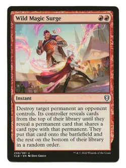 Wild Magic Surge MTG Instant Cards Commander Legends: Battle for Baldur's Gate - Image 3