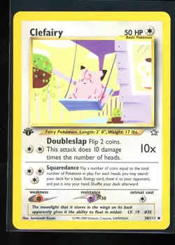 💥💥 Clefairy Neo Genesis 1st Edition NM, 30/111 Pokemon Card - Image 1