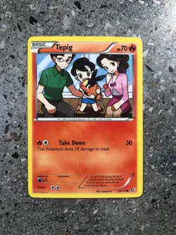 Pokemon TCG Cards Tepig 25/113 Legendary Treasures NM-M - Image 1