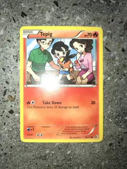 Pokemon TCG Cards Tepig 25/113 Legendary Treasures NM-M - Image 3