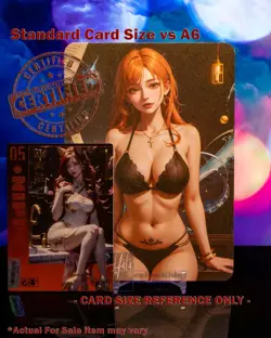 Oversized Premium A6 Card Ram Re:Zero Collectible Matte Board Spicy Waifu - Image 3