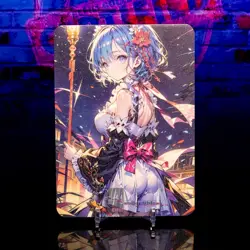 Rem Waifu Trading Card A6 Oversized Premium Card Matte Board Re:Zero Spicy Sexy - Image 1