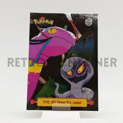 NINTENDO POKEMON TOPPS Trading Cards - ITA - TV12 #23 Ekans #24 Arbok - Holo - Image 1