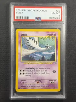 Pokemon Cards PSA 8 Nm-Mt Lugia Neo Revelation 2001 Ultra Rare 20/64 - Image 1