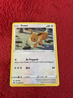 Eevee SWSH190 SWSH: Sword & Shield Promo Cards Holo Nm- - Image 1