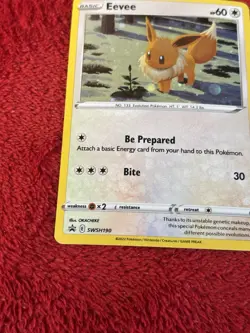 Eevee SWSH190 SWSH: Sword & Shield Promo Cards Holo Nm- - Image 4