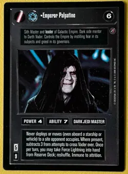 SWCCG - Emperor Palpatine (Star Wars Customizable Cards Game) - Image 1