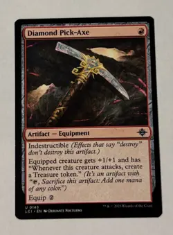 MTG Diamond Pick-Axe - The Lost Caverns of Ixalan LP - Image 1