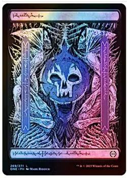 Swamp (269) - Full Art Phyrexia: All Will Be One Foil NM/M - Image 1