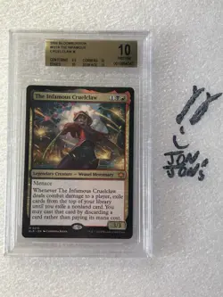 BGS 10 PRISTINE The Infamous Cruelclaw BLB Bloomburrow MTG 219 Graded Commander - Image 1