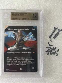 BGS 10 Taigam, Master Opportunist Borderless Tarkir: Dragonstorm PRISTINE Graded - Image 1
