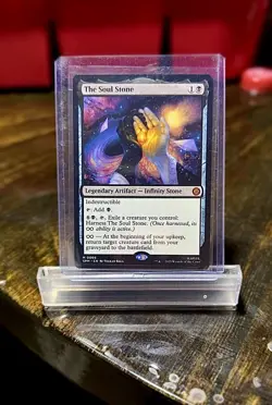 MtG Spider-Man, The Soul Stone NM #0066 Magic The gathering Mythic Artifact - Image 1