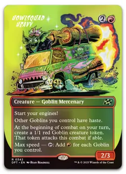 Howlsquad Heavy (Borderless) #342 (Foil) (NM) Aetherdrift DFT Magic MTG - Image 1