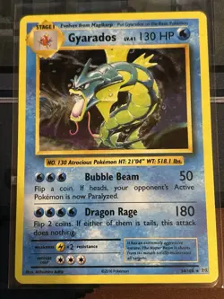 Pokemon Gyarados TCG Holo Rare Card 34/108 XY Evolutions 2016 NM Condition - Image 1