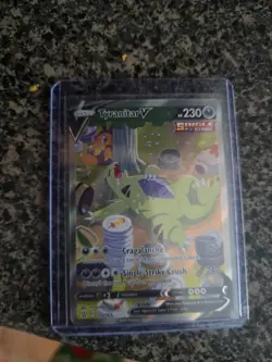 Pokemon Tyranitar V 230 HP Ultra Rare Full Art Holo 155/163 Battle Styles - Image 1