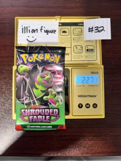 VERY HEAVY! GOD PACKUUU22.71g Shrouded Fable Pokemon TCG Booster (SEALED) - Image 1