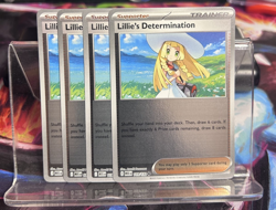 [4x Playset] Lillie's Determination 119/132 ME01: Mega Evolution POKEMON REVERSE - Image 1