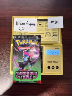 VERY HEAVY! GOD PACKUUU22.66g Shrouded Fable Pokemon TCG Booster (SEALED) - Image 1