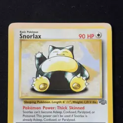Snorlax 27/64 Jungle Rare Unlimited Pokemon TCG 1999 WOTC Vintage English - Image 3