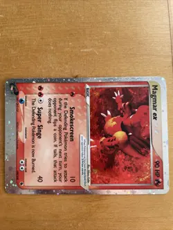 Pokemon TCG Magmar ex EX Ruby and Sapphire 100/109 Holo Ultra Rare - Image 4