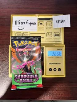 VERY HEAVY! GOD PACKUUU22.68g Shrouded Fable Pokemon TCG Booster (SEALED) - Image 1