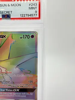 2019 Pokemon S&M Unified Minds LATIOS GX #243 | FULL ART | PSA 9 MINT - Image 3