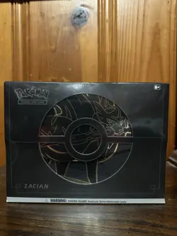 Pokemon TCG Sword & Shield Zacian ETB Elite Trainer Box Plus Factory Sealed - Image 1
