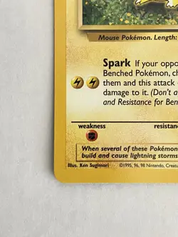 Pokemon TCG Pikachu 60/64 Jungle Unlimited Vintage 1999 LP - Image 5