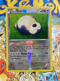 Snorlax 80/106 Rare Flashfire Pokemon Reverse Holo TCG Near Mint - Image 1