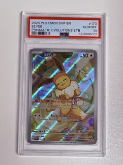 Pokemon TCG - Eevee #173 - Prismatic Evolutions - Black Star Promo - PSA 10 MINT - Image 1