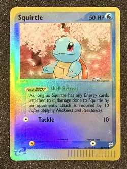 Pokemon TCG Squirtle Team Magma vs Team Aqua Reverse Holo 🔥 NM 46/95 - Image 1