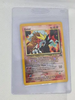 Pokemon Entei Black Star Promos 34 Holo Movie Promo LP Lightly Played - Image 1