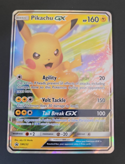 Pokemon TCG Pikachu GX Black Star Promo SM232 NM - Image 1