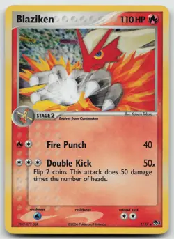Blaziken Rare Holo POP Series 1 1/17 Pokemon MP - Image 1