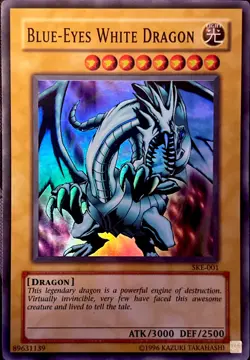 Blue-Eyes White Dragon SKE-001 Unlimited Super Rare LP - Image 2