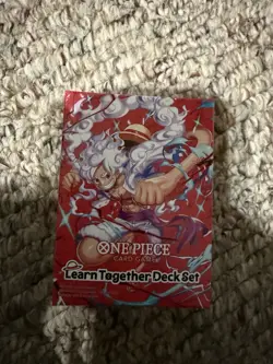 Learn Together Deck Set Sealed One Piece Card Game Alt Leader ST21 LUFFY DECK - Image 1