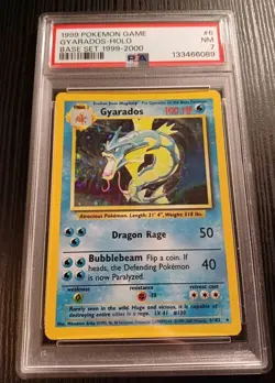 Gyarados #6 PSA 7 4th Print Base Set Holo 1999-2000 Pokemon Card New Cert - Image 1