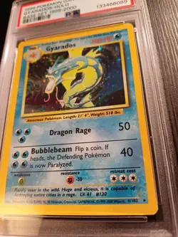 Gyarados #6 PSA 7 4th Print Base Set Holo 1999-2000 Pokemon Card New Cert - Image 3