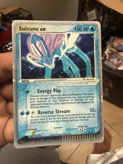 Pokemon Suicune EX Holo Card Team Magma vs. Team Aqua, Series 94/95 - Image 1