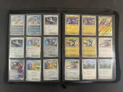 Pokemon Cards Paldean Fates Complete Common/ Uncommon Master Set S&V + Binder - Image 1