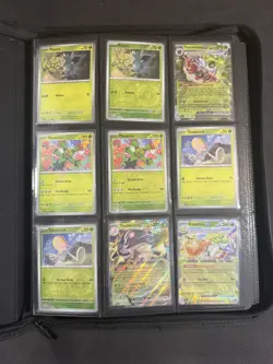 Pokemon Cards Paldean Fates Complete Common/ Uncommon Master Set S&V + Binder - Image 4