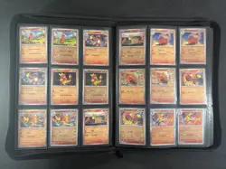 Pokemon Cards Paldean Fates Complete Common/ Uncommon Master Set S&V + Binder - Image 5