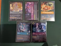 Lorcana Whispers In The Well Promo Card Collection 18,19,20,21,22/P3 - Image 1